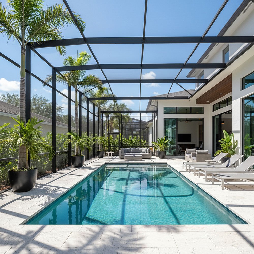 Screen Rooms & Motorized Shades